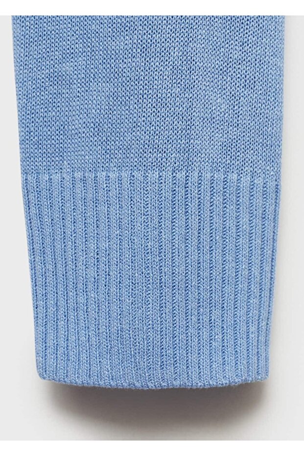 Keten karışımlı triko kazak - 7