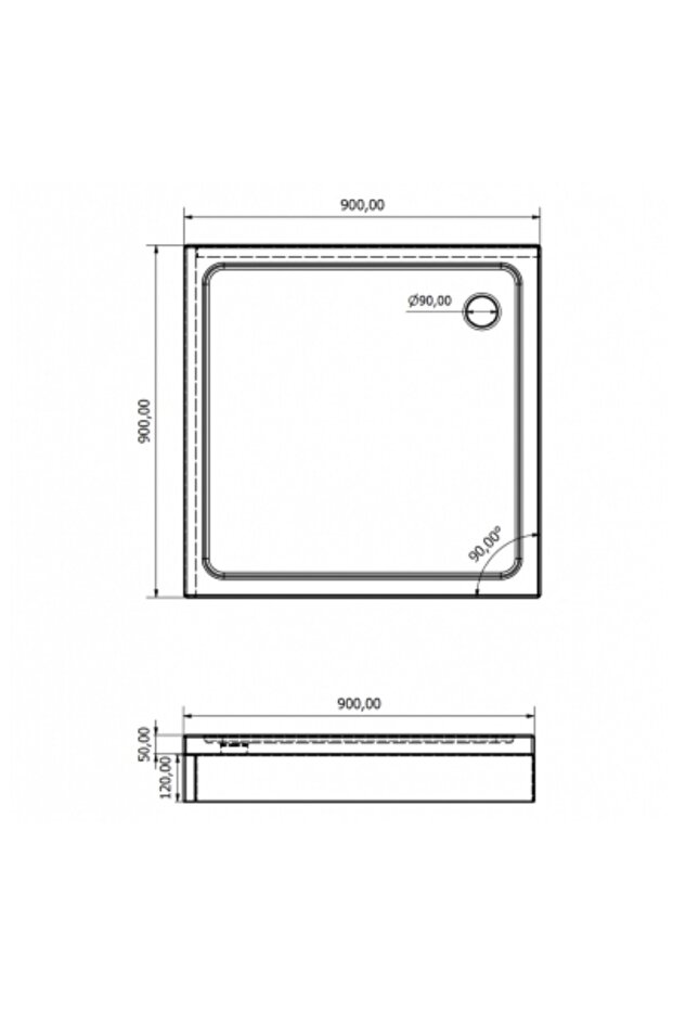 90x90 duş teknesi - 5