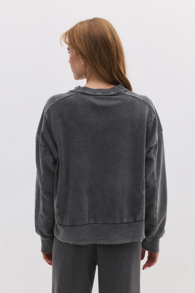 سويت شيرت قطن أساسي 100% ممشط - 7