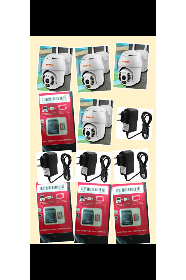 4 lü ip kamera seti - 1