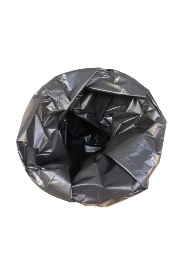 Ekstra Kalın Çöp Torbası 80x110 Cm Siyah Çöp Poşeti 1 Kg Dökme Dayanıklı Poşet - 6