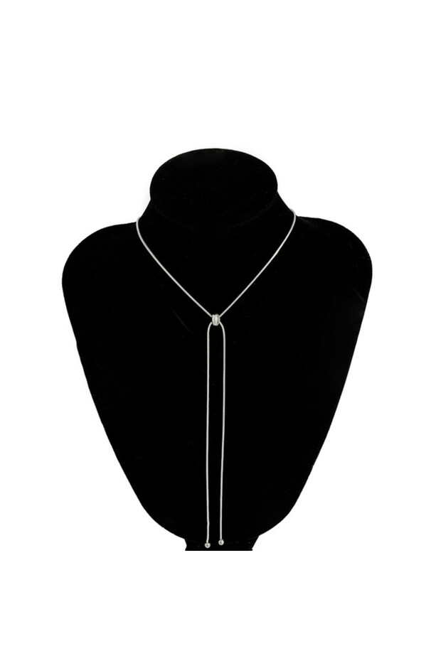 Silver Ingemark Kpop Snake Chain Choker Necklace for Women Wedding On The Neck Temperament Ball Pend