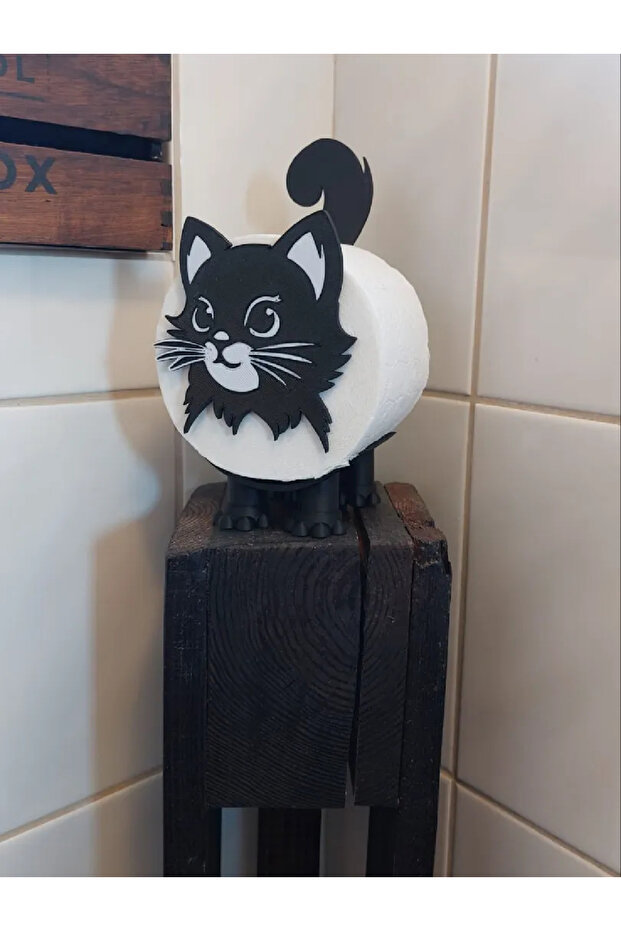 Cat Toilet Paper Holder Decorative