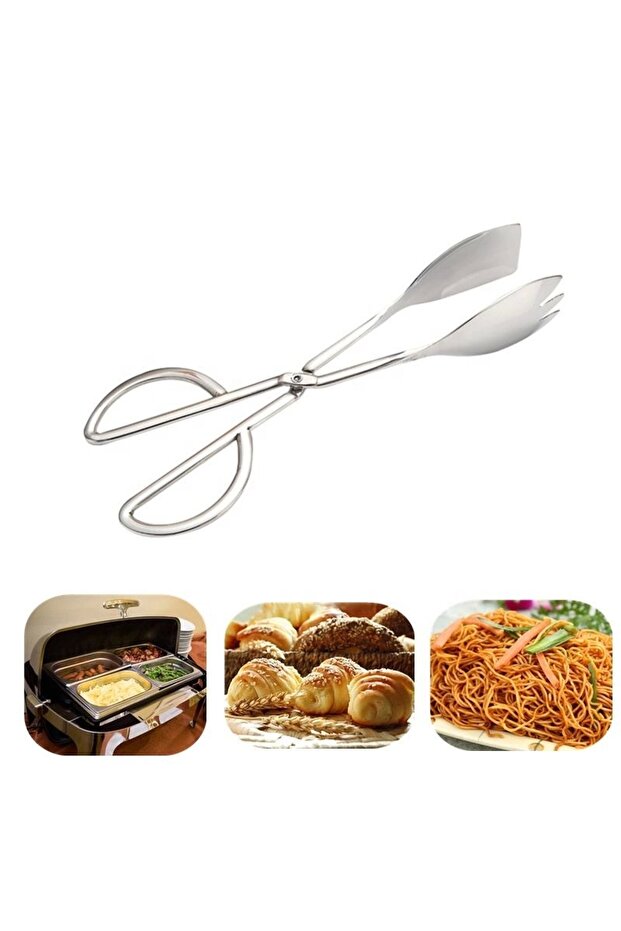Salad Serving Tongs | Scissors Tongs 26 cm
