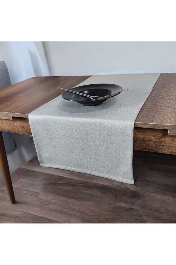 48*140 CM GRİ KALIN PARLAK POLYESTER(R) - 1