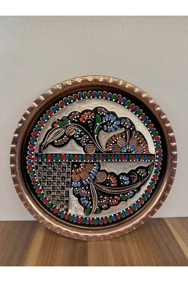 Bakır Kahve Seti 2 Kişilik Tepsili Lokumluklu Fincanlı - 3