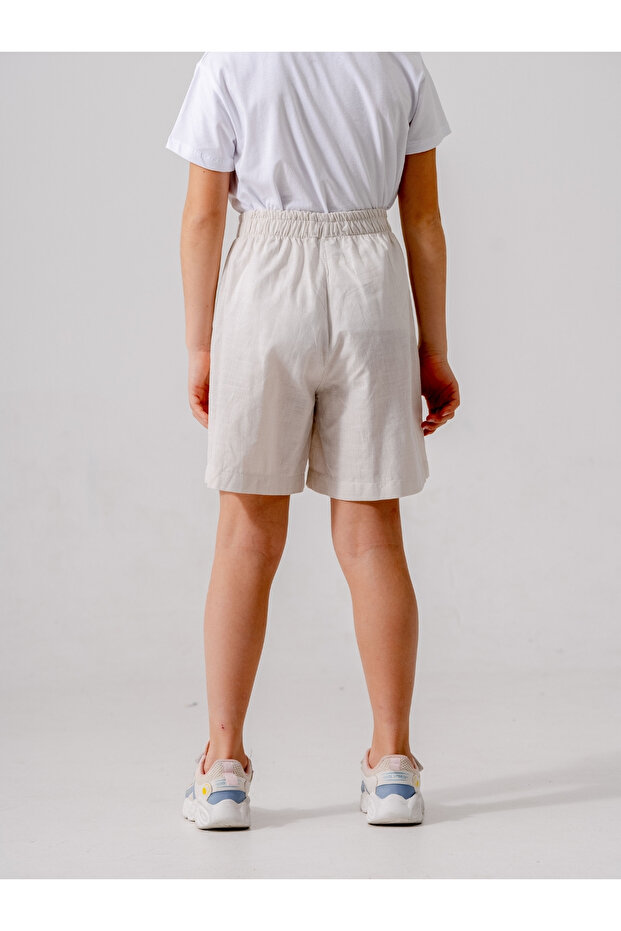 Devojčice, lanene šortsevi 2872 - 3