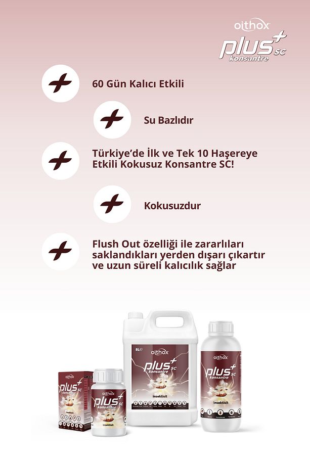 Plus Sc 5 Litre Hamam Böceği, Tahta Kurusu, Gümüş Böceği, Bit, Pire, Uyuz, Haşere Ilacı - 4