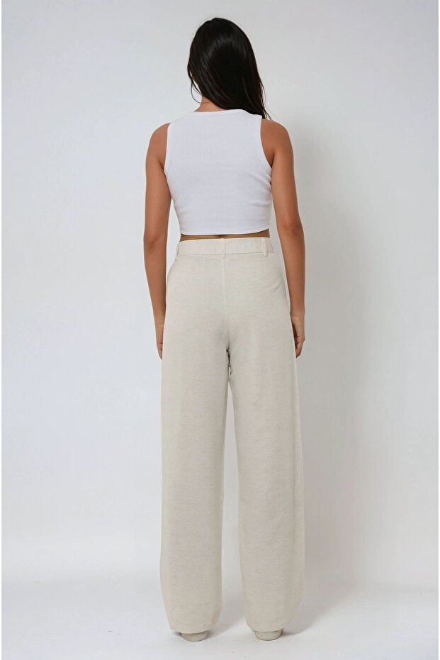 Halter Yaka Fitilli Kısa Örme Askılı Üst - 3