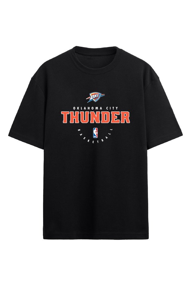 Oklahoma City Basketball Black Oversize T-Shirt