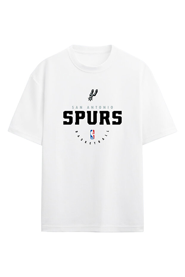 San Antonio Basketball White Oversize T-Shirt