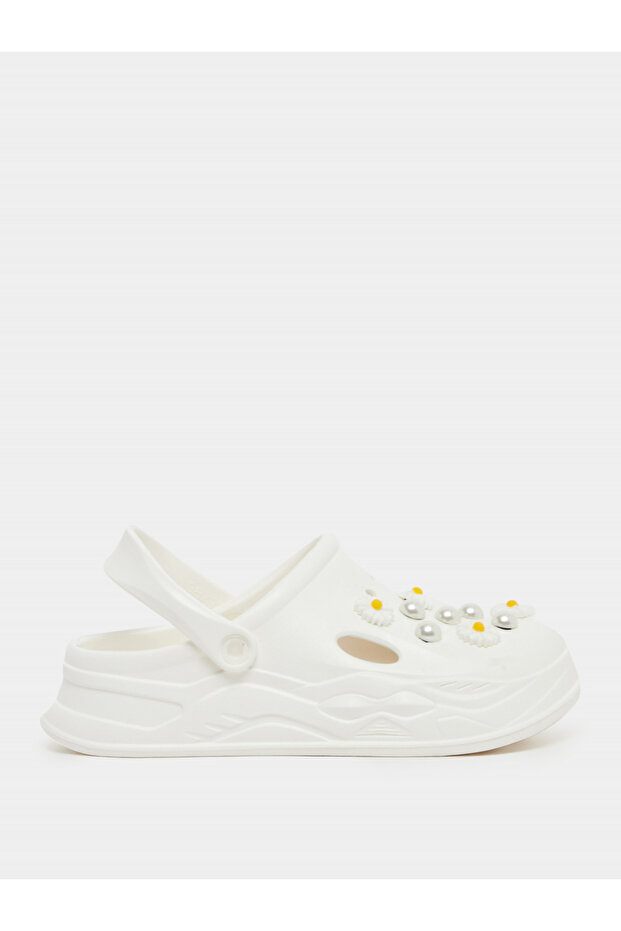 قباقيب مزخرفة بحزام خلفي - 1