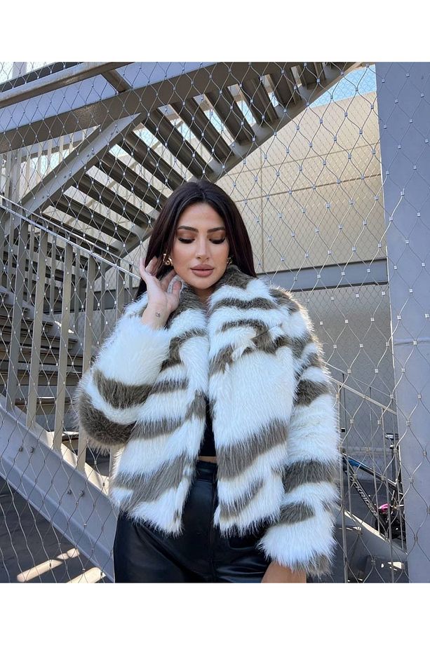 Zebra Desenli Peluş - 2
