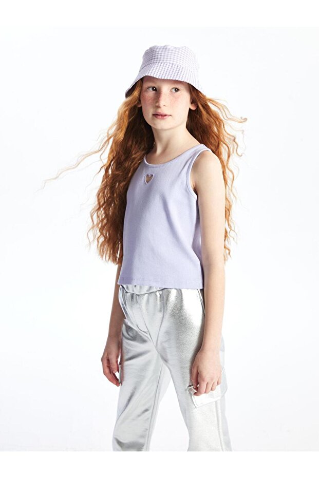 Crew Neck Girl's Crop Undershirt (S4)