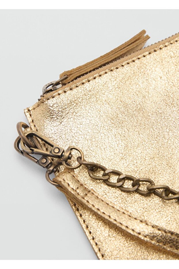 Deri metalik çanta - 3