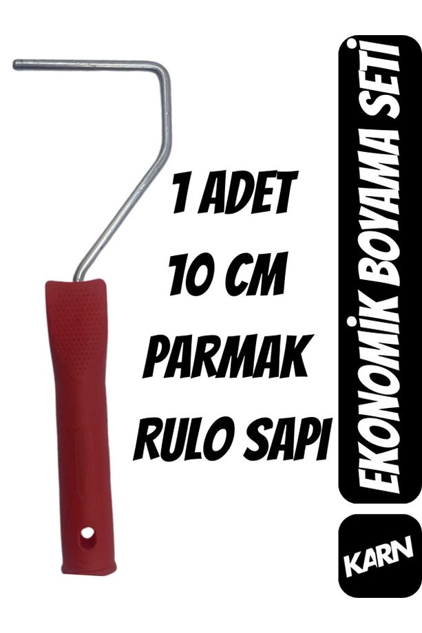 10'lu Ekonomik Boya Seti | Boya Tavası | 10 Cm 10 Adet Rulo | 10 Cm Rulo Sapı - 5
