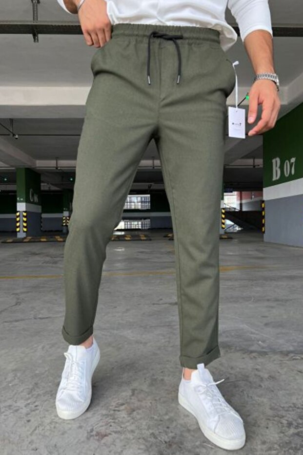 Men's Slim Fit Double Leg Jogger Trousers