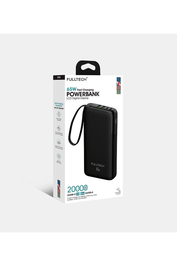 Fp5 65w Hızlı Şarj 20.000mah Powerbank - Lcd Dijital Ekranlı Taşınabilir Şarj Cihazı - 1