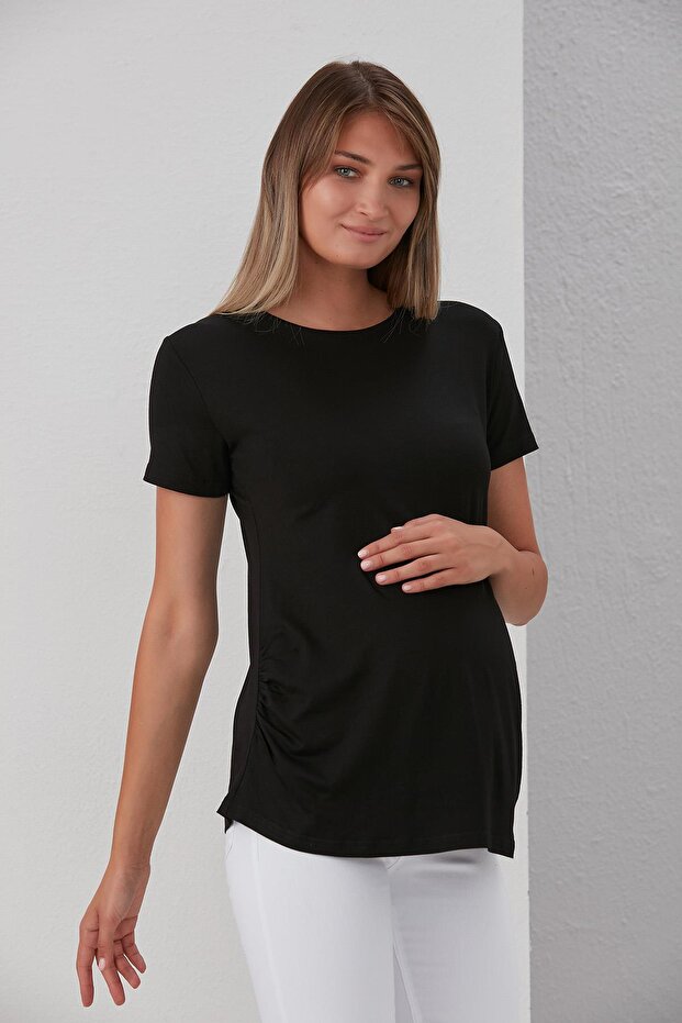 Viscose Basic Maternity T-Shirt - 1