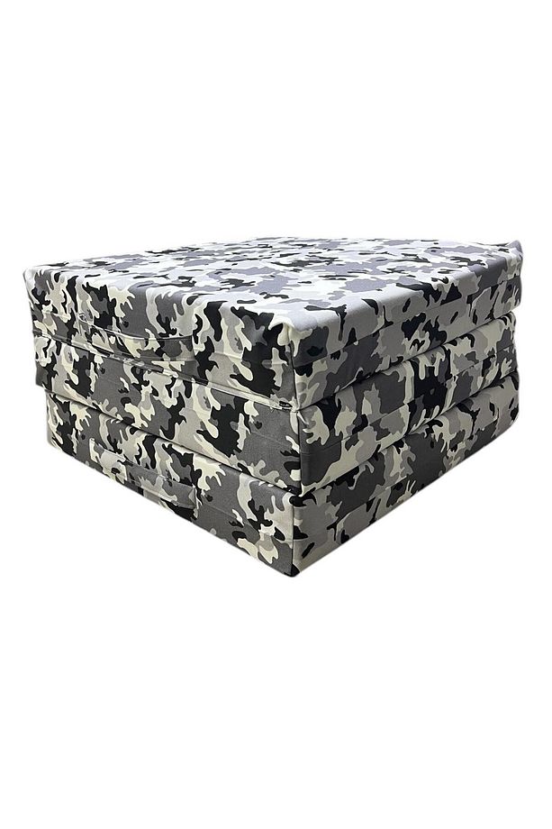 Deprem Yatağı - Üçe Katlanır Koltuk Yatak - Çadır Içi Katlanır Yatak - Kamp Yatağı 60x180x9,5 Cm - 2