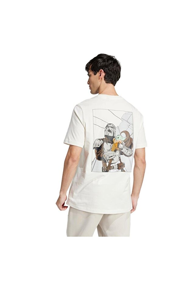 Star Wars The Mandalorıan Back Graphıc Regular Fıt Tişört - 2