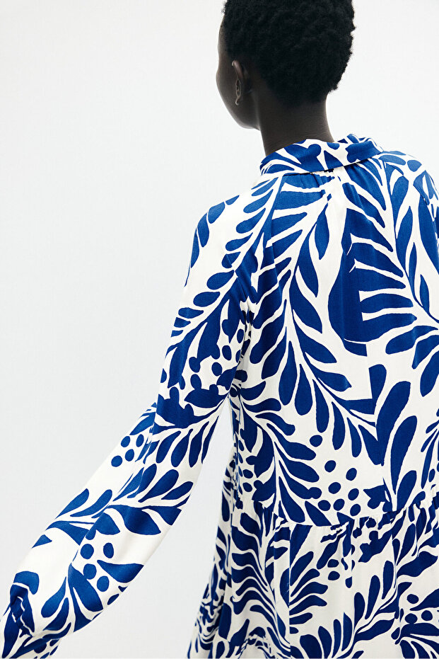 Viskoz Gömlek Elbise - 3