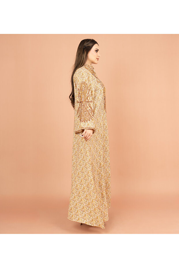 Crystal and Thread Elegance Jalabiya - 3