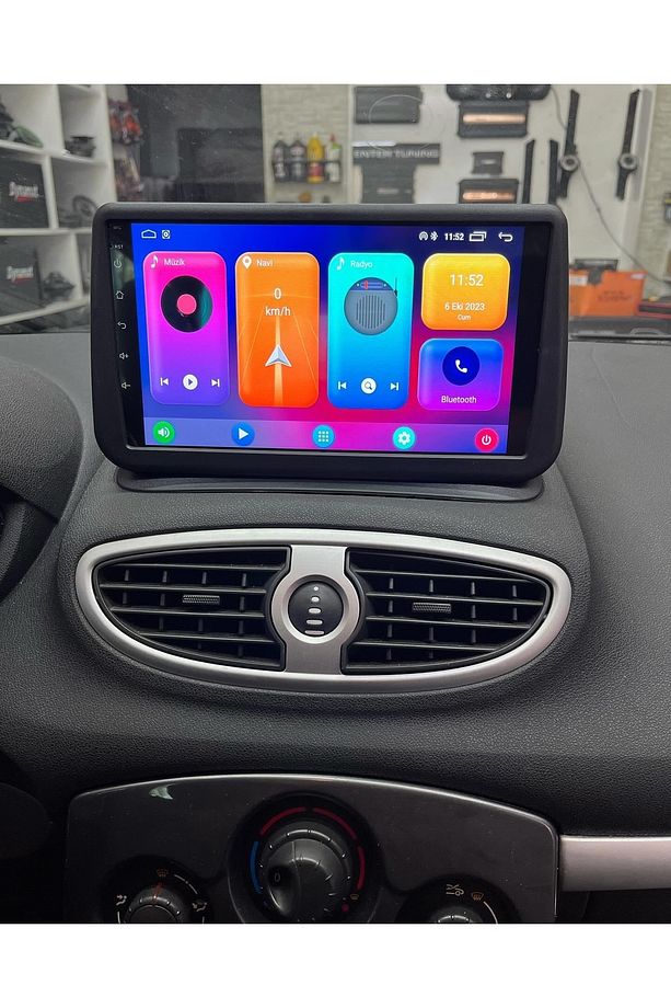 RENAULT CLİO 3 UYUMLU ANDROİD 2-32 MULTİMEDYA CARPLAY KAMERA IPS - 4