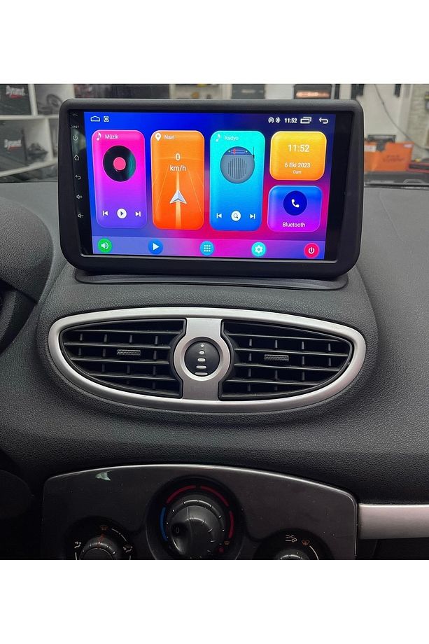 RENAULT CLİO 3 UYUMLU ANDROİD 2-32 MULTİMEDYA CARPLAY KAMERA IPS - 6
