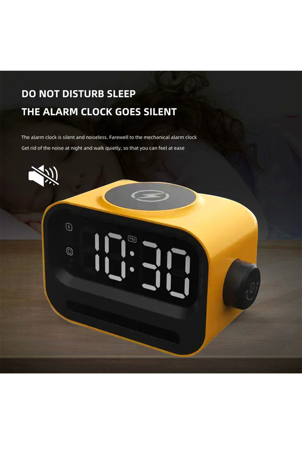 6-In-1 Multifunctional Smart Wireless Charging Bluetooth Speaker - 5