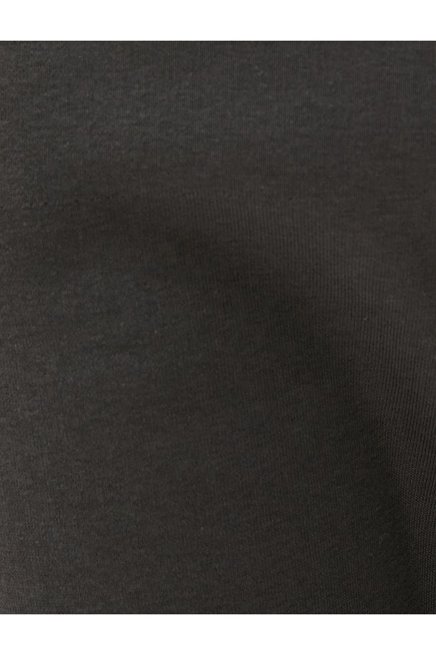 Şardonlu Jogger Eşofman Altı Beli Lastikli Bağcıklı Cep Detaylı - 6