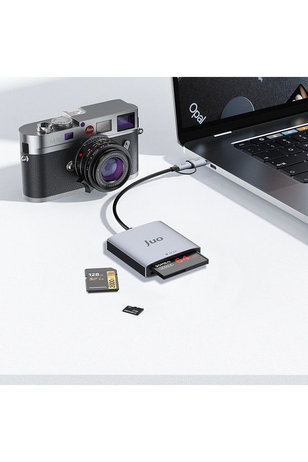 Usb 3.2 Ve Type-c 3'ü 1 Arada Sd / Cf / Tf Micro Sd Hafıza Kart Okuyucu - 5