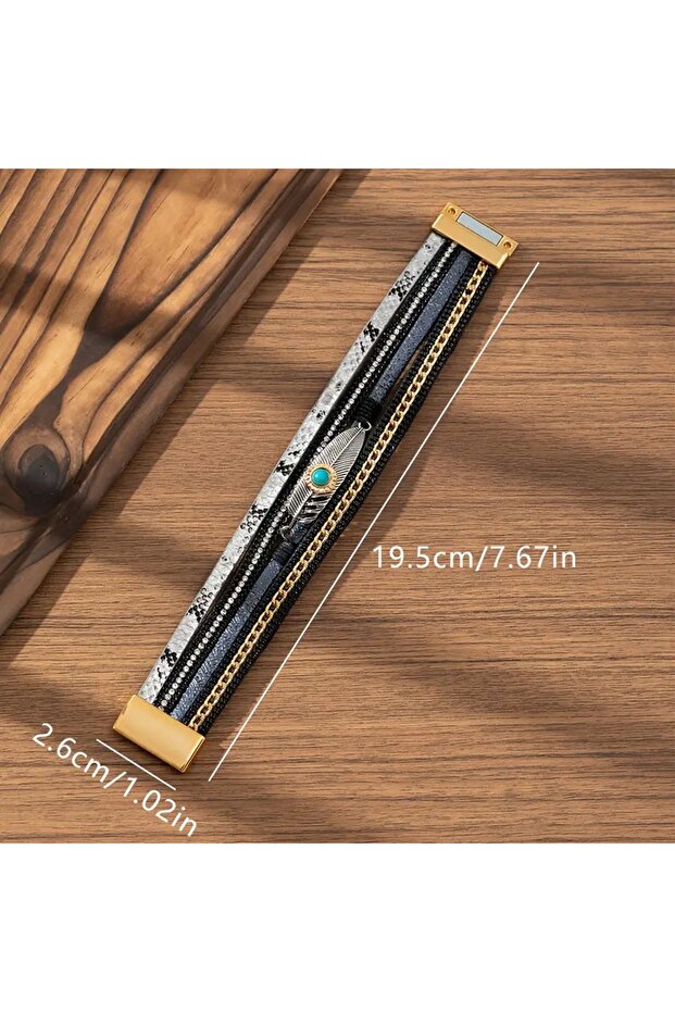 suni deri bileklik - 3