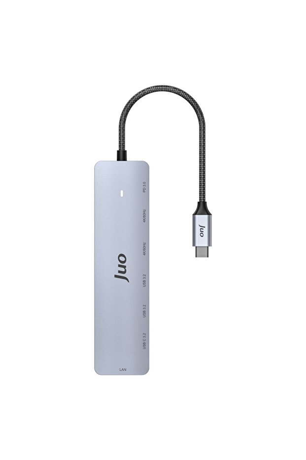 Type-C 2*HDMI Dual MST 4K 60Hz Gigabit Ethernet Dönüştürücü 100W USB 3.2 Çoklayıcı Hub - 4