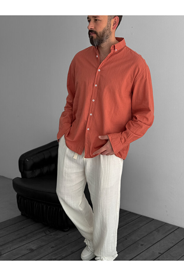 قميص أساسي من القماش الطازج G-5138/12 - 1