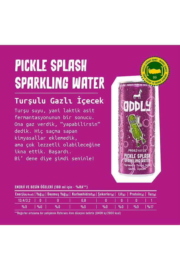 PICKLE SPLASH TURŞU SUYU KUTU 250 ML X 8 ADET - 4