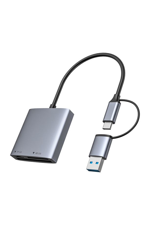 Usb 3.2 Ve Type-c 3'ü 1 Arada Sd / Cf / Tf Micro Sd Hafıza Kart Okuyucu - 2