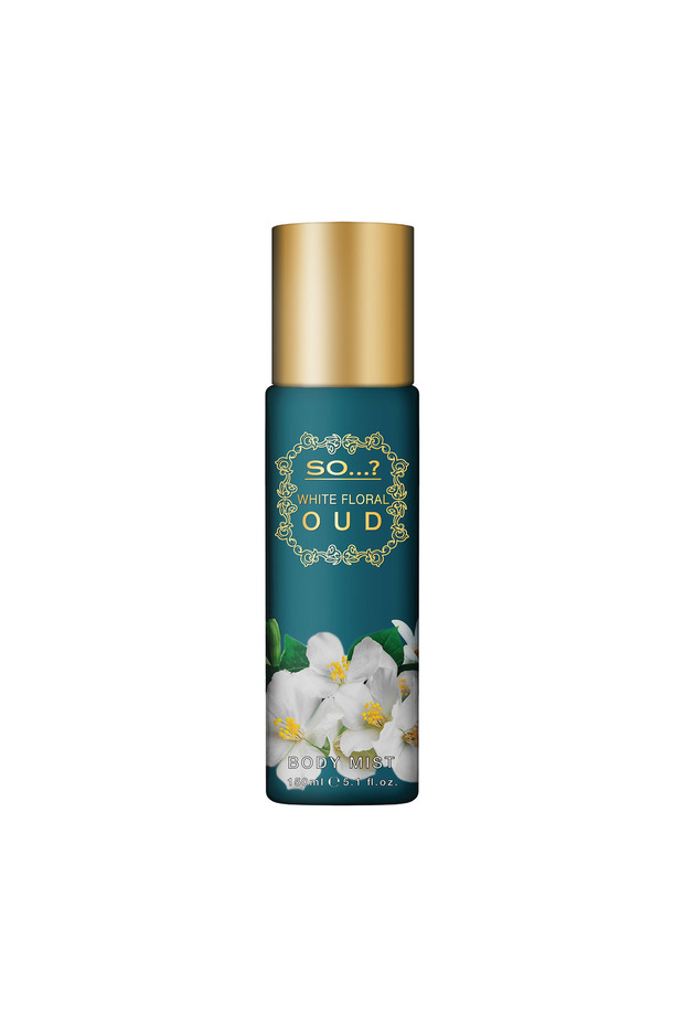 White Floral Oud Body Mist Long Lasting Fragrance Spray 150ml