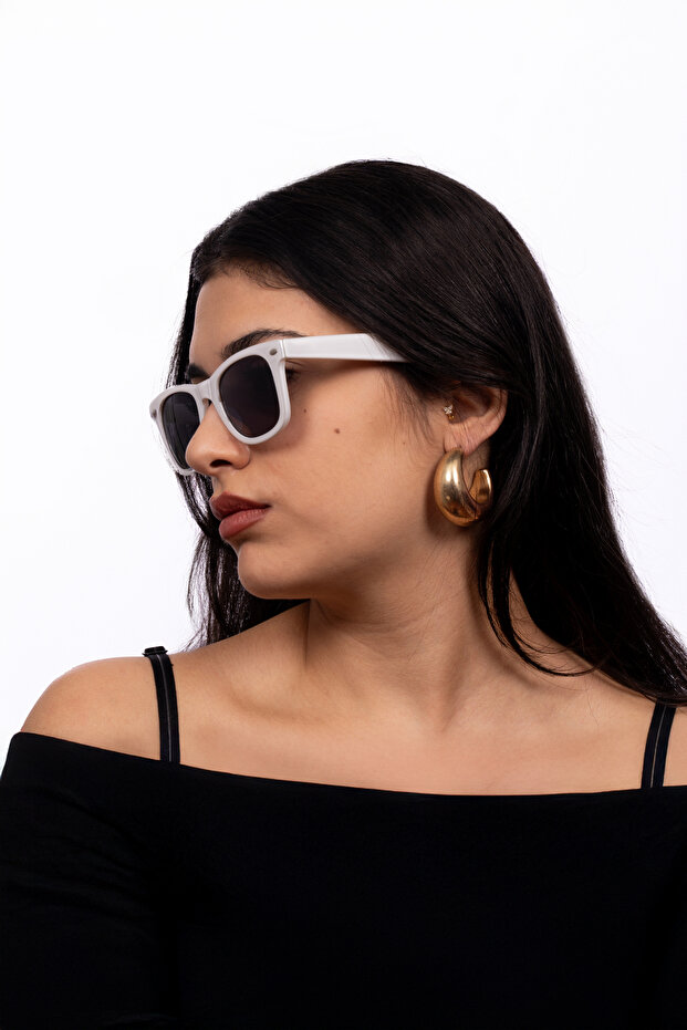 نظارة شمسية للجنسين من Wayfarer مائلة UV400