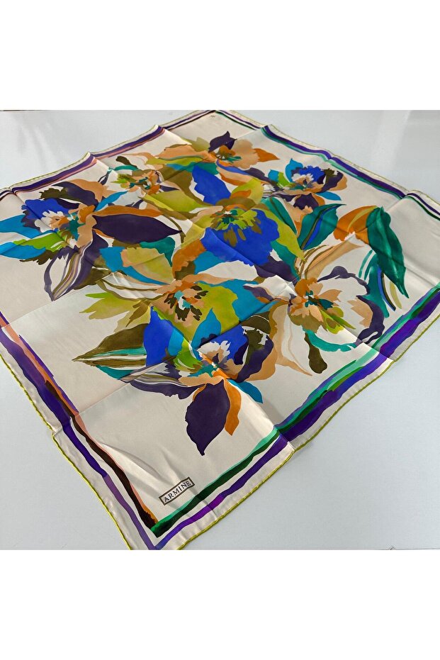 Pure Silk Scarf Sura Silk 2025 Spring-Summer Season Pkr1902