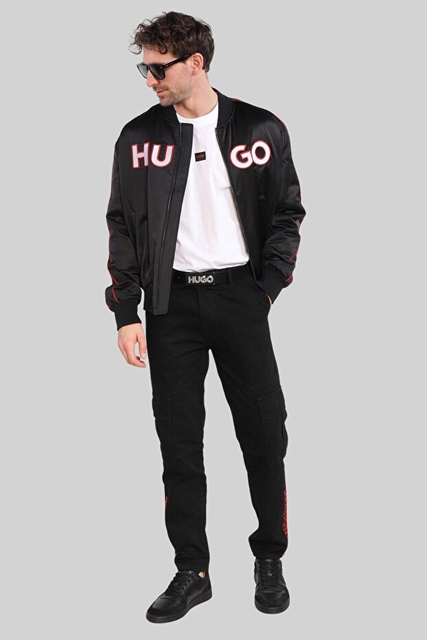 Erkek Bomber Ceket Siyah - 2