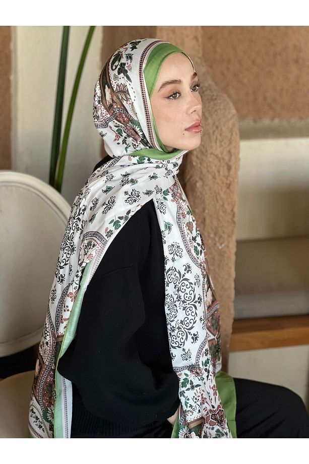 Lalezar Desen Pamuk Şal - 1