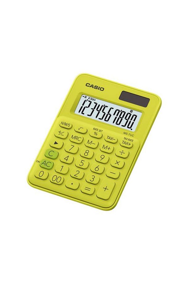 Ms-7uc-yg 10 Hane Limon Sarı Masa Üstü Hesap Makinesi - 1