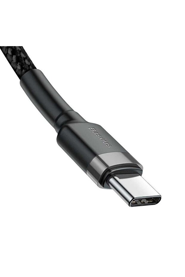 Cafule Type-C PD2.0 60W flash charging data line (20V 3A) 2m Gray+Black - 4