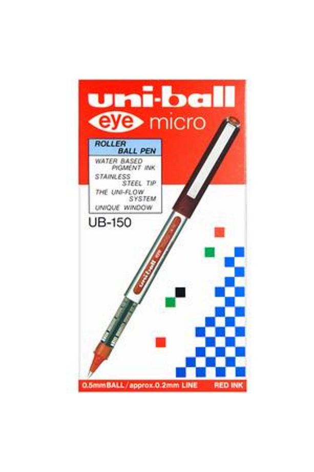Uni-ball Ub-150 Eye Micro Roller Kalem 0.5 Mm Kırmızı Tekli - 4