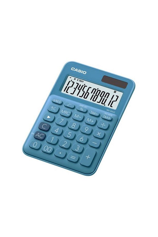 Ms-20uc-bu Renkli Masa Tipi 12 Hane Hesap Makinası - 1