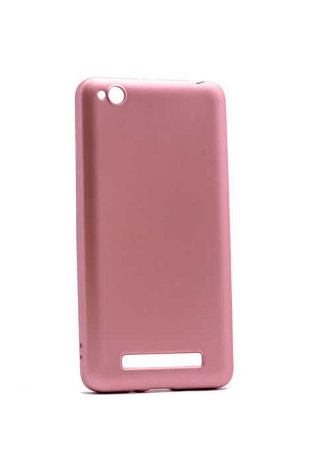 Redmi 4A Case Soft Textured Colorful Slim Silicone Soft Cover Premier - Rose Gold