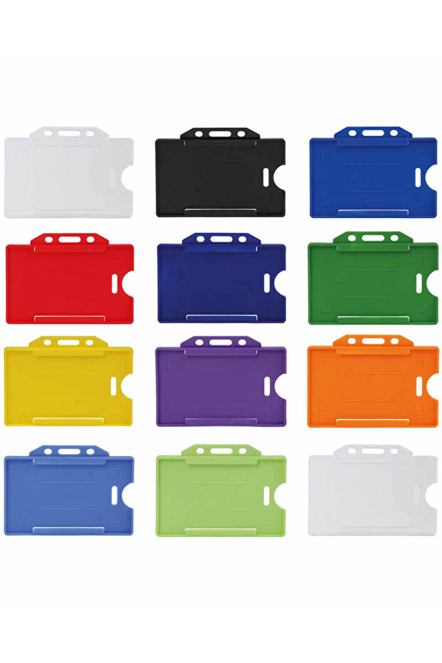 علبة بطاقات صلبة بيضاء - 50 قطعة - 1