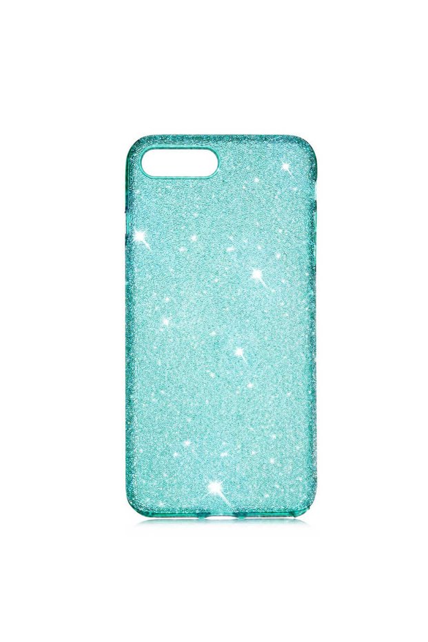 iPhone 8 Plus Compatible Case Silvery Protective Cover - Green - T15274
