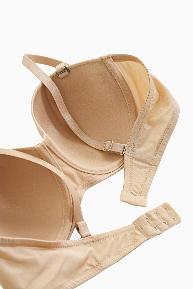 حمالة صدر أنكا بدون حمالات مع حزام قابل للإزالة - بدون دعم - أساسي - 2540 - لون البشرة - 3